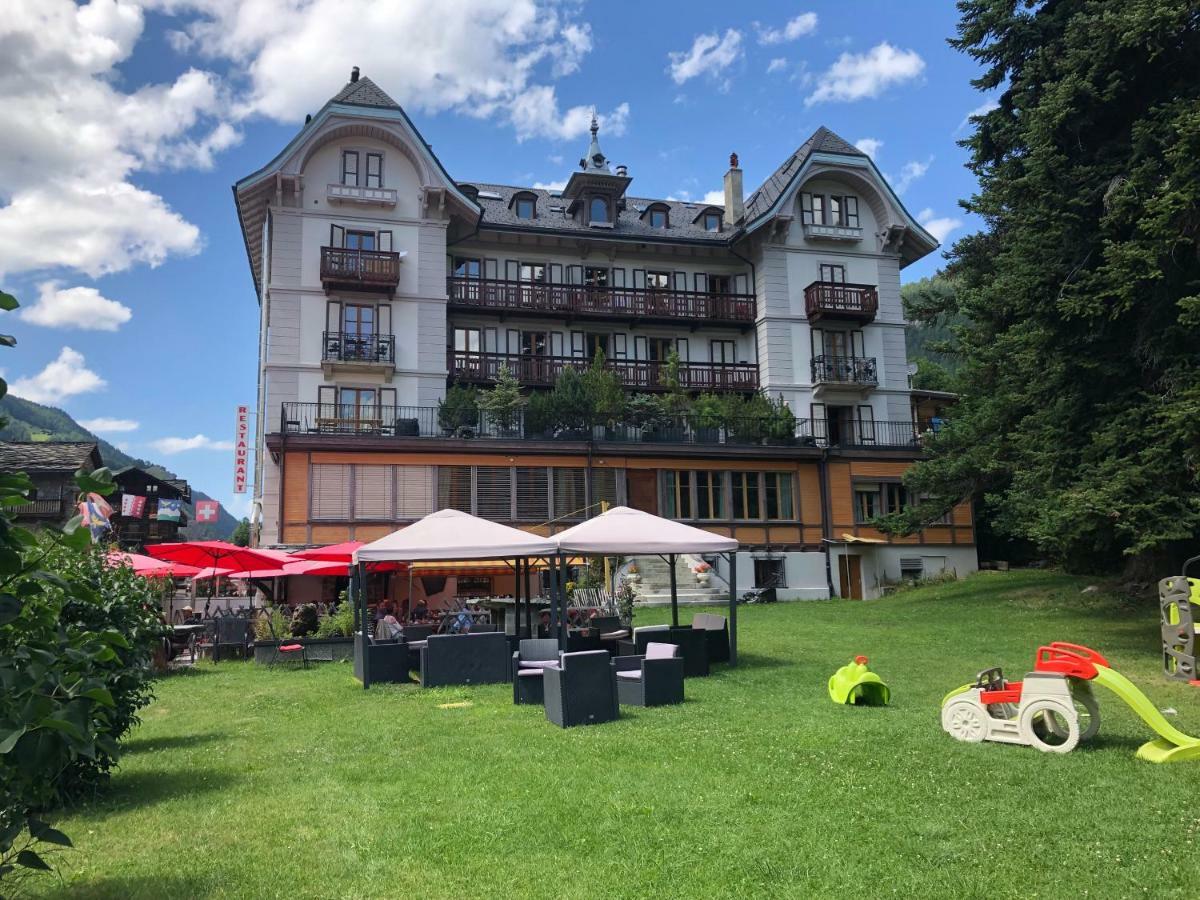 Au Village D'Evolene, Tres Joli Studio Calme Et Ensoleille Bagian luar foto